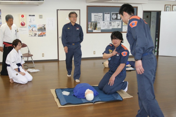 平成27年5月4日　横浜消防署の救命講習会　2