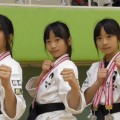 平成29年2月26日 第90回関東大会 初段合格光本三つ子姉妹
